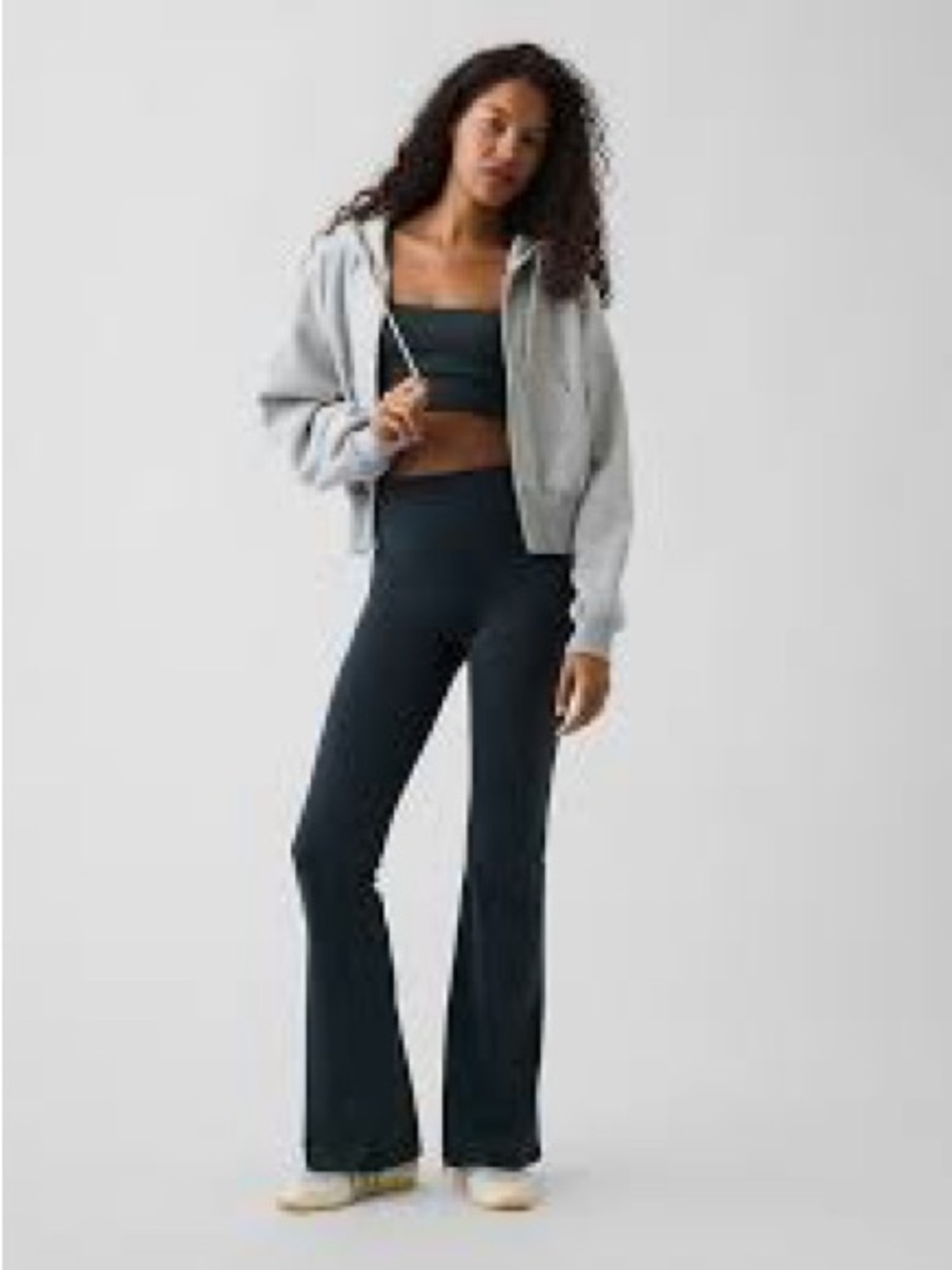 GAP Fit Women's Black Wide-Leg Compression Leggings